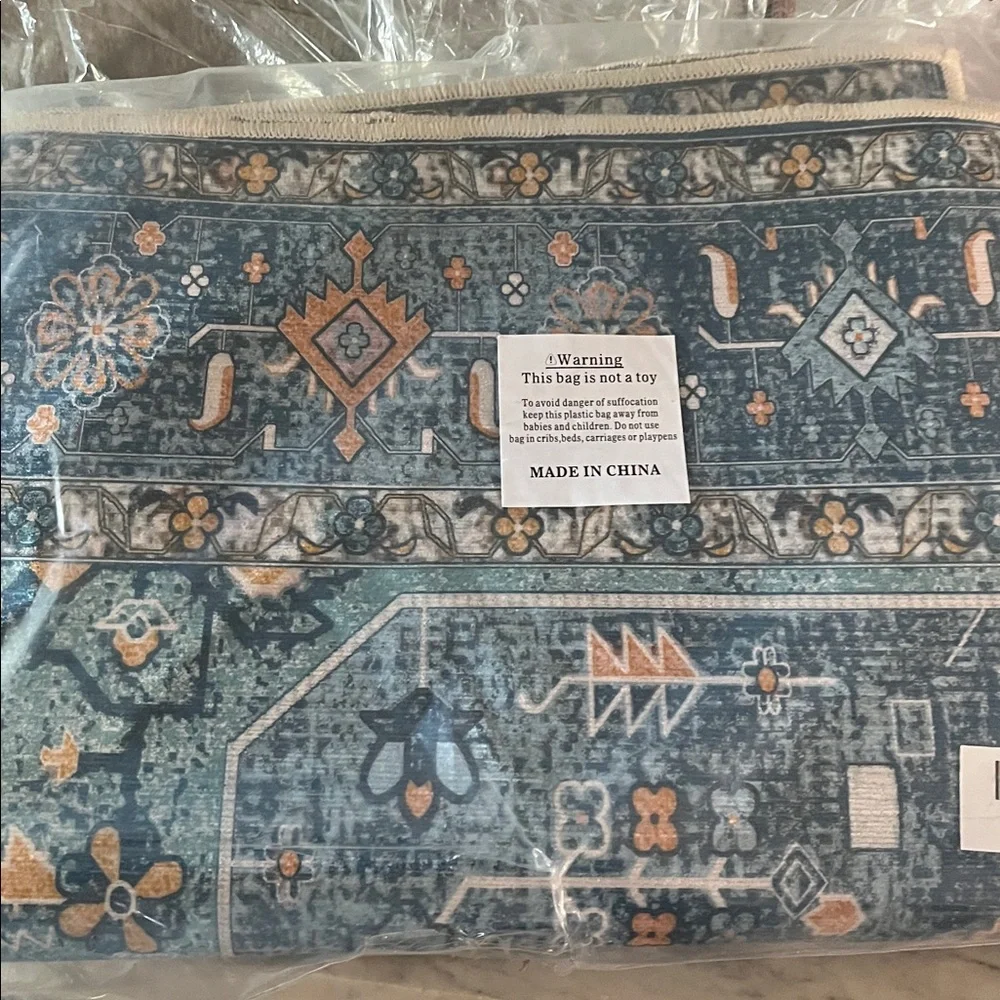 Hardwood Floor Floor Mat for Office Chair Office Home, Blue 48